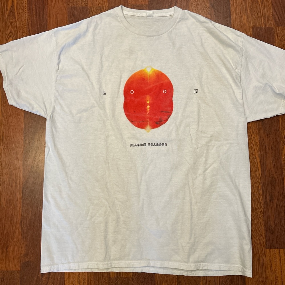 Imagine Dragons Loom Tour Concert Tshirt Size XXL White Fruit of the Loom
